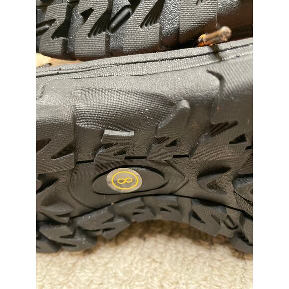 Cloud Nine Chestnut Brown Sheepskin Tundra Boots Womens 8 NIB NEW Box Lace UP - Picture 14 of 16